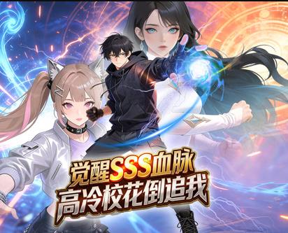 觉醒SSS血脉高冷校花倒追我动漫封面图